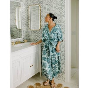 Omika Carla Midi Dress in the Celine Montego pattern Size M